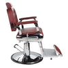 Salon Fit Empire Barber Chair Red