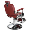 Salon Fit Empire Barber Chair Red