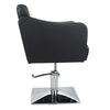 Salon Fit Manhattan Styling Chair Black with Square Base