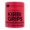 DMI LJ Professional 2" Kirbigrip Waved Grips x500 - Black - Hairdressing Supplies