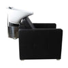 Salon Fit Dakota Back Wash Unit Black with White Basin - Hairdressing Supplies