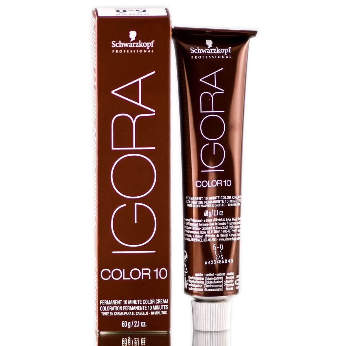 Schwarzkopf Professional Igora Color 10 Permanent Hair Colour 60ml ...