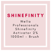 Wella Professionals Shinefinity Activator 2% 1000ml - Brush - Hairdressing Supplies